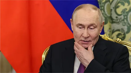 Vladimir Putin discutând despre anularea întâlnirii cu oficialii CIA.