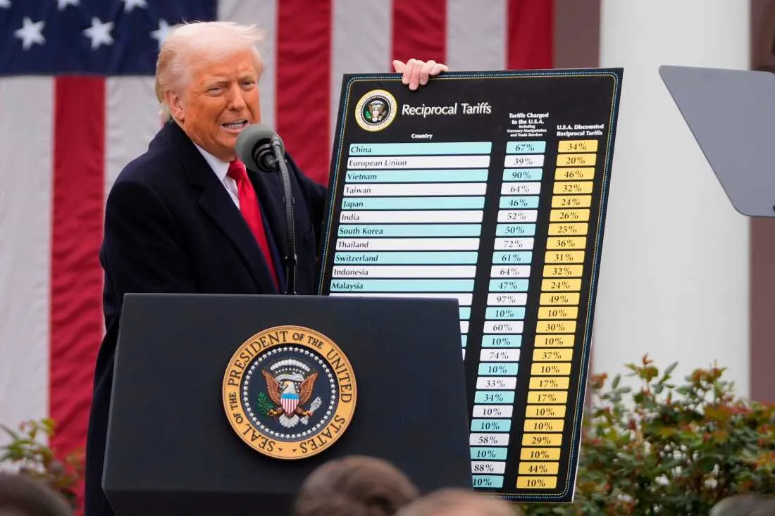 Donald Trump anunță noi tarife pentru importuri din 60 de țări.