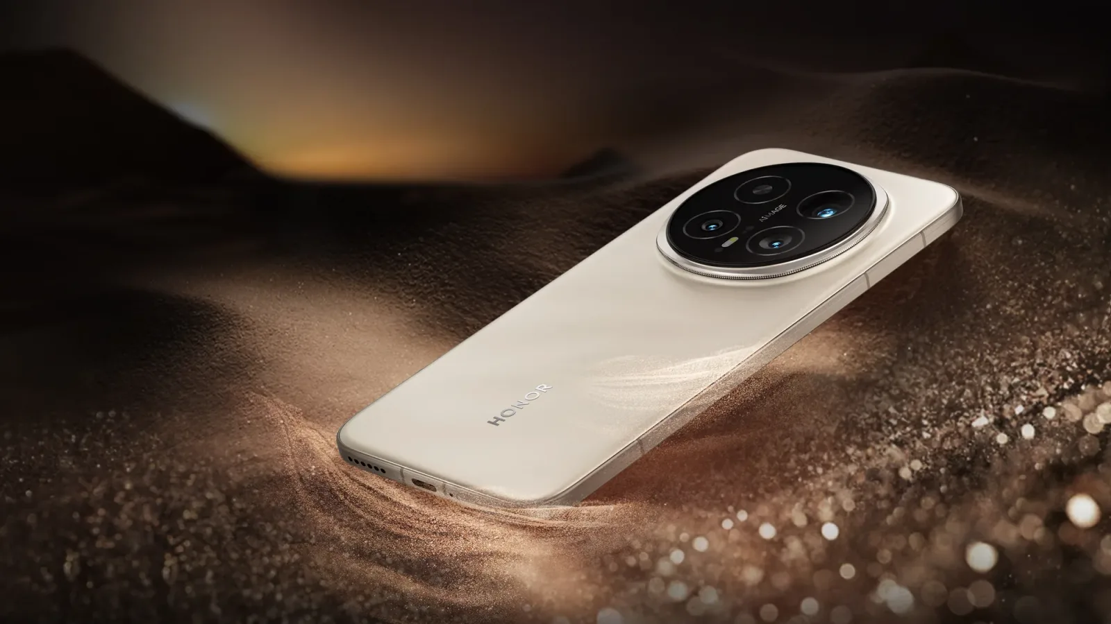 Telefonul HONOR Magic8 Pro cu design elegant și cameră impresionantă de 200 MP.