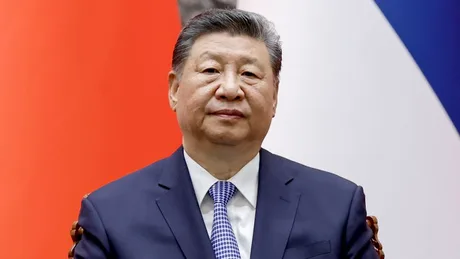Xi Jinping în timpul întâlnirii cu Donald Trump la Washington.