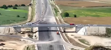 Stadiul avansat al lucrărilor pe Autostrada A0 Nord, Lotul 3.