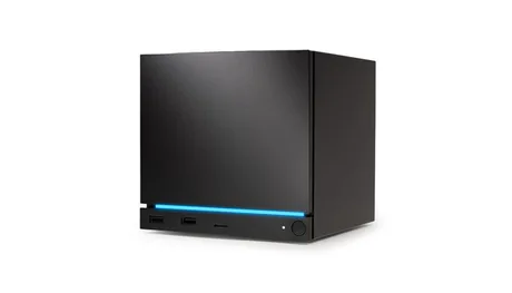PC de sufragerie modern, destinat gaming-ului, cu design minimalist.