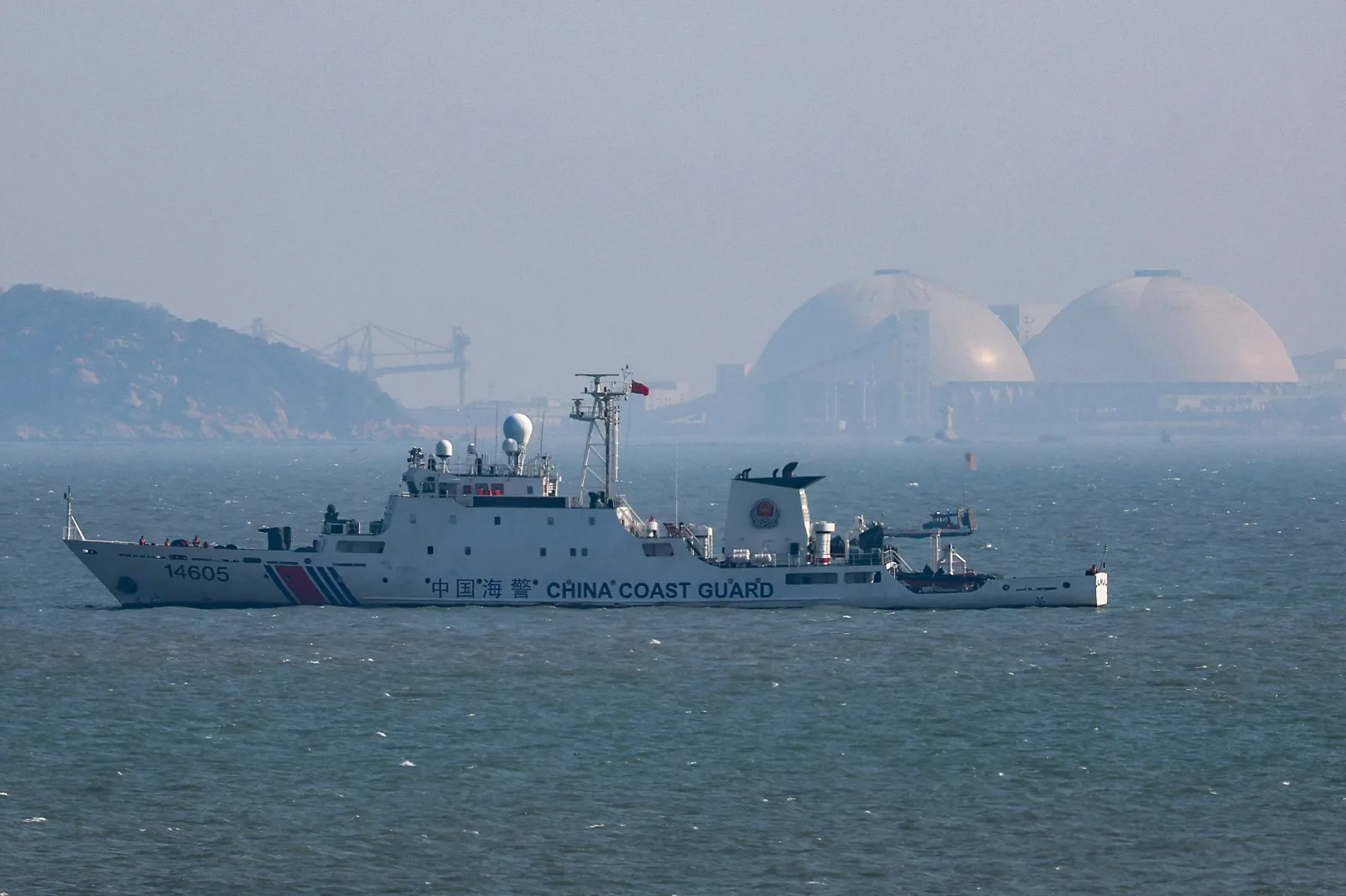 Nave de pază de coastă chineze în apropierea Taiwanului, monitorizate de autoritățile taiwaneze.