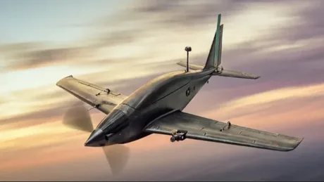 Dronă Tsyklop în zbor, pregătită pentru interceptarea UAV-urilor.
