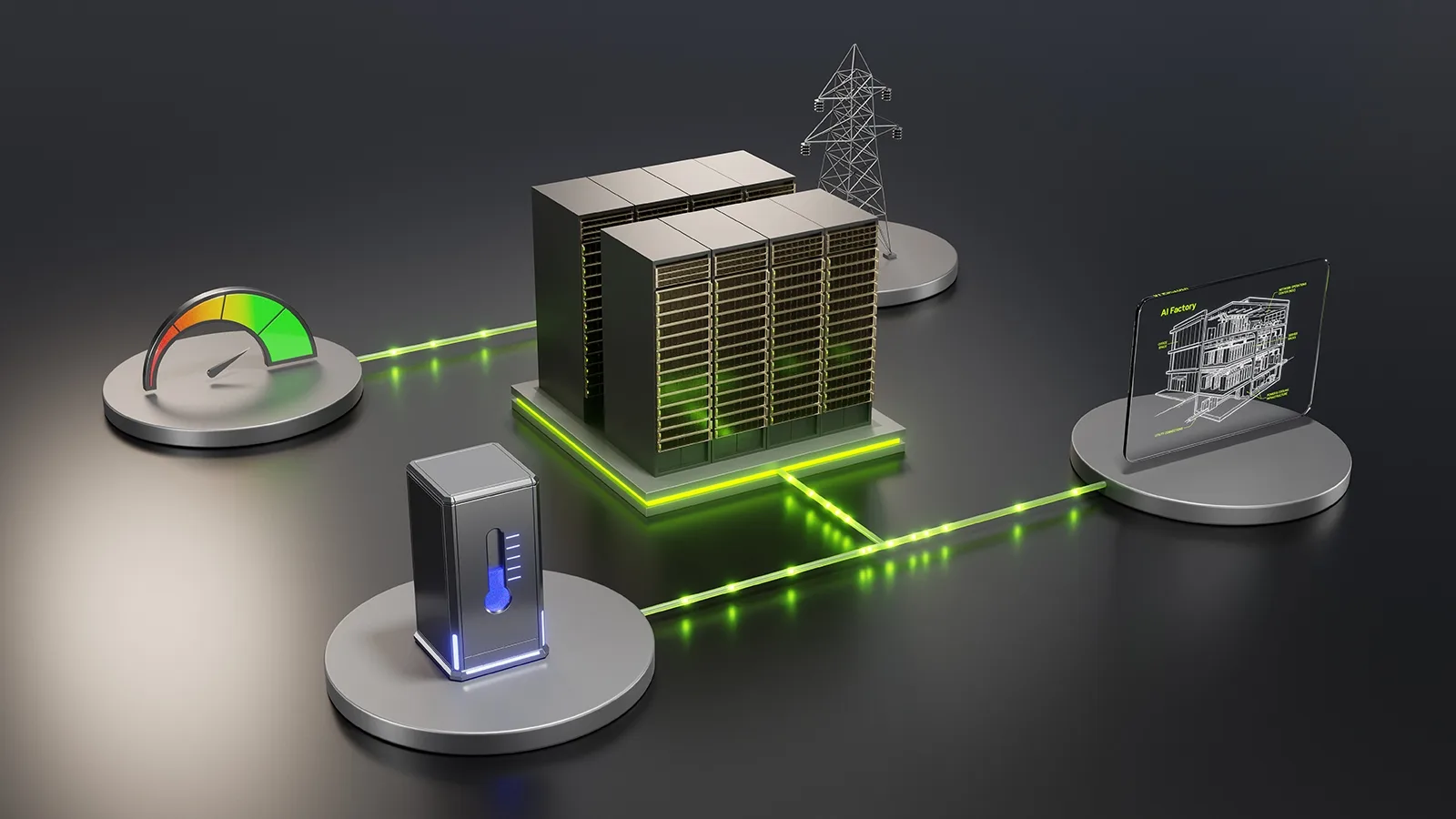 Arhitectură inovatoare pentru centre de date eficiente energetic și cu răcire avansată.