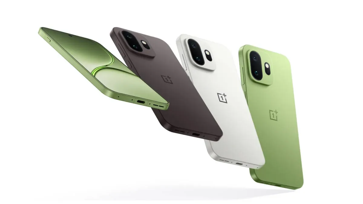 Smartphone-uri OnePlus în culori variate, design modern și elegant.