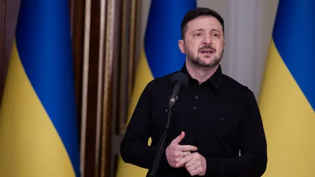 Zelenski vorbește despre impactul scrisorii către Putin în fața presei.