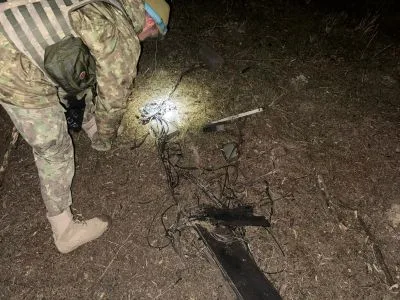Resturi de dronă rusească găsite în Tulcea, după prăbușire.