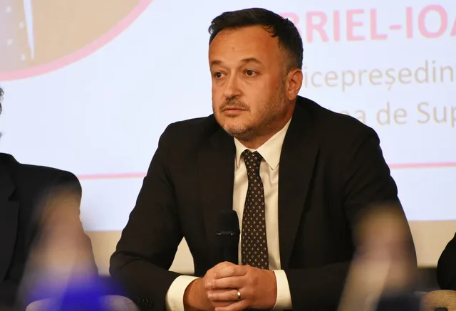 Gabriel-Ioan Avrămescu discutând despre autorizarea CCP.RO ca contraparte centrală.