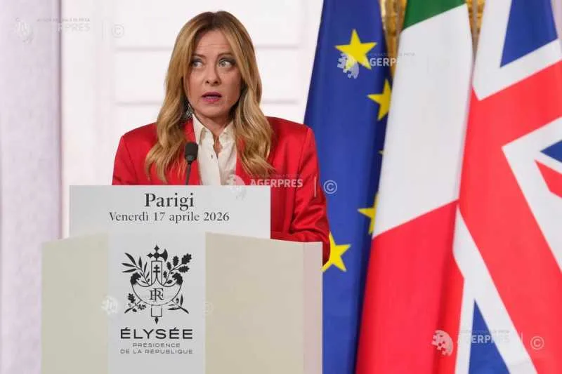 Giorgia Meloni discută despre securizarea navigației în Strâmtoarea Ormuz.