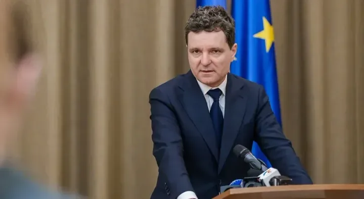 Nicușor Dan anunță desemnarea lui Adrian Veștea ca premier.