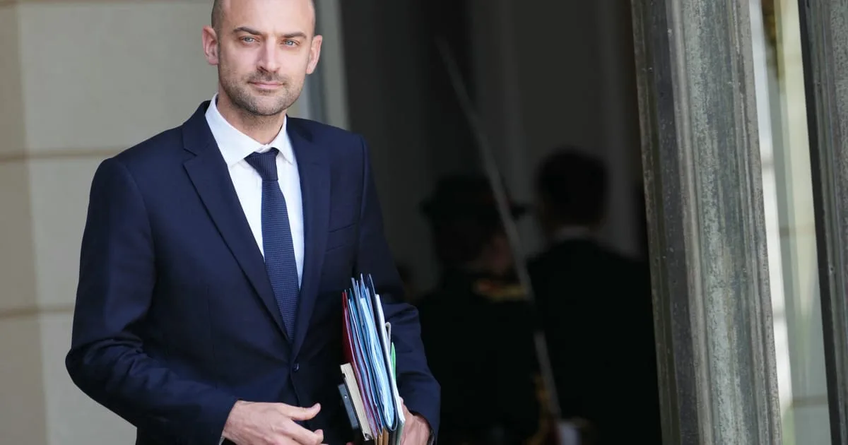 Ministrul francez de Externe, Jean-Noël Barrot, la o conferință de presă.