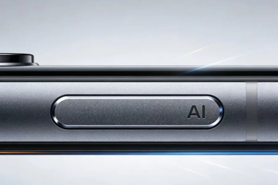 Buton AI dedicat pe lateralul modelului Xiaomi 18 Pro