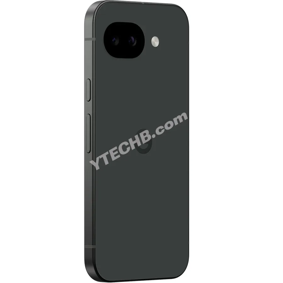 Profil lateral al Google Pixel 10a, butoane pe aceeași parte.