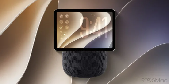 Ecranul HomePad cu widgeturi personalizabile pentru fiecare cameră din casă.