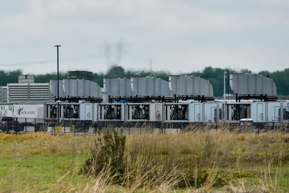 Turbine pe gaz instalate la centrul de date Colossus 2.
