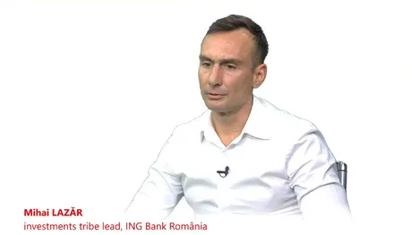 Mihai Lazăr discută despre produsele financiare ale ING Bank România.