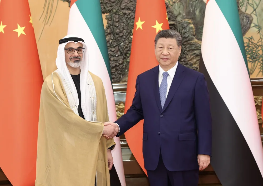 Întâlnire între liderii Chinei și Emiratelor pentru dezvoltarea relațiilor economice.