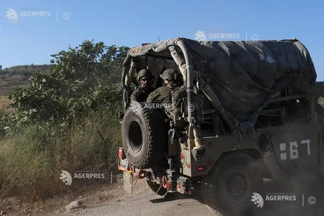 Soldați israelieni în timpul operațiunilor militare în sudul Libanului.
