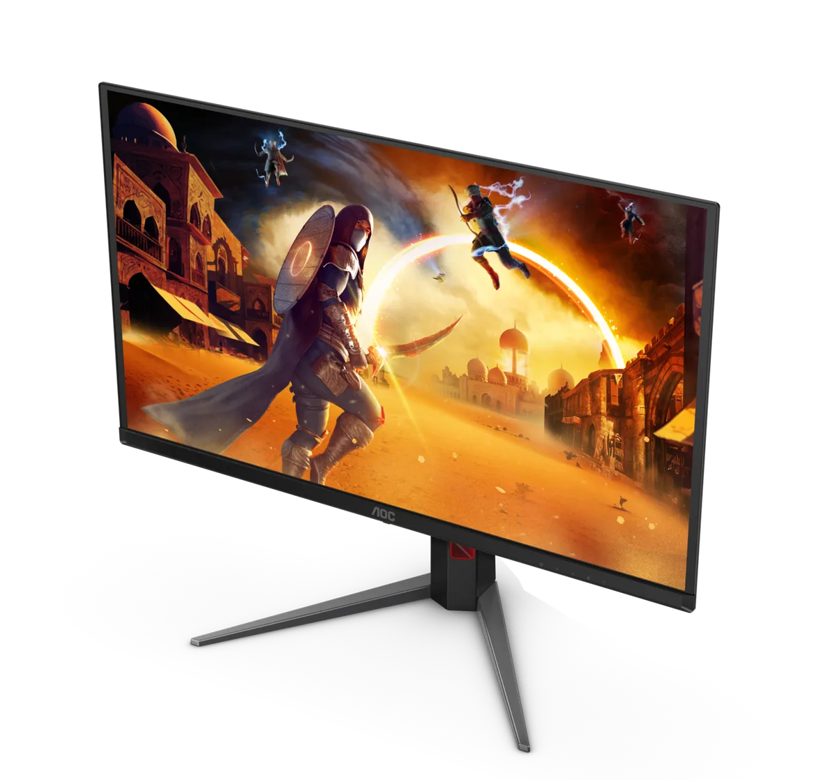 Monitor AOC GAMING Q27G4ZD cu design modern și jocuri pe ecran