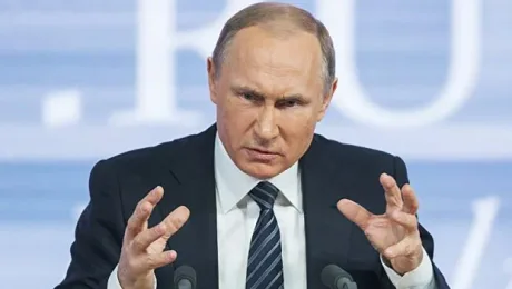 Vladimir Putin discutând despre desfășurarea armatei ruse în străinătate.