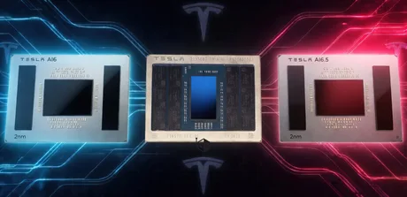 Cipuri Tesla AI5 pe tehnologie avansată de 2 nm la fabrica din Texas.