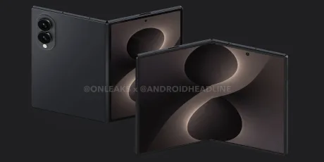 Samsung Galaxy Z Fold 8 cu ecran pliabil și raport 4:3, ideal pentru productivitate.