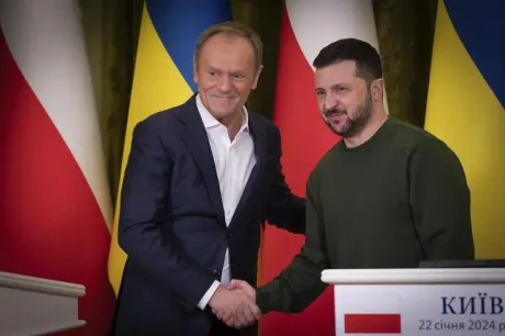 Întâlnire diplomatică între liderii Ucrainei și Poloniei pentru a discuta despre istorie.