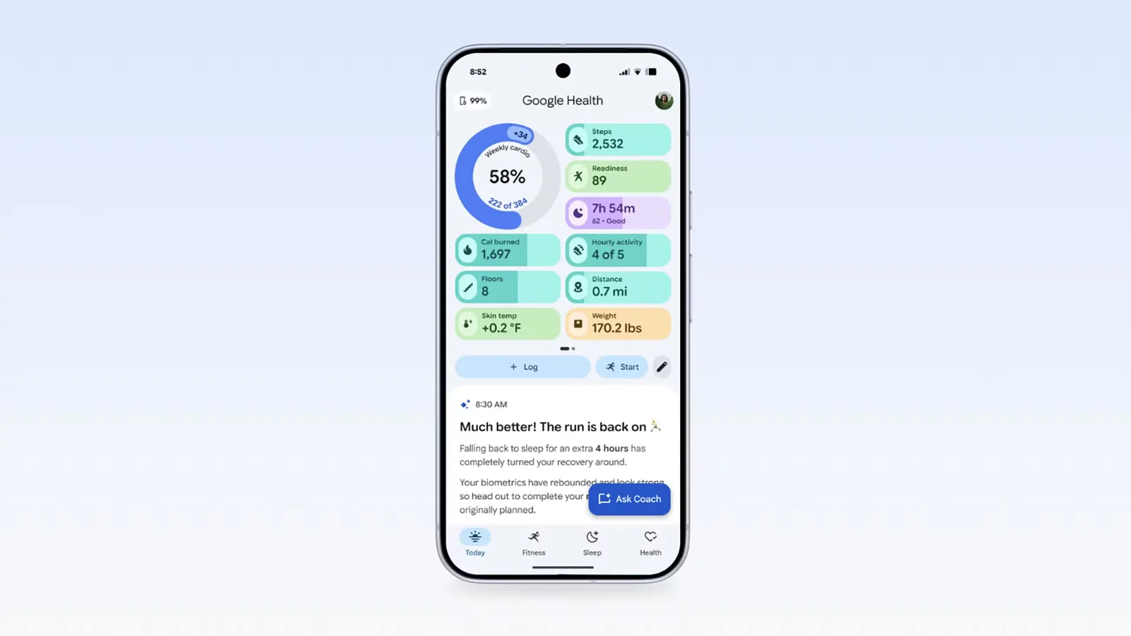 Actualizarea Google Health îmbunătățește accesibilitatea datelor de sănătate pe Android.