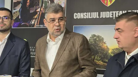 Marcel Ciolacu discută despre instabilitatea politică din România.