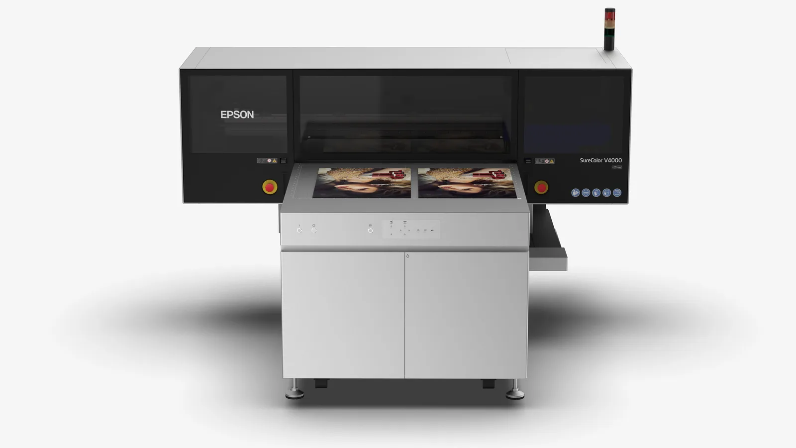 Imprimanta UV Flatbed SureColor V4000, destinată semnalizării și artei fine.
