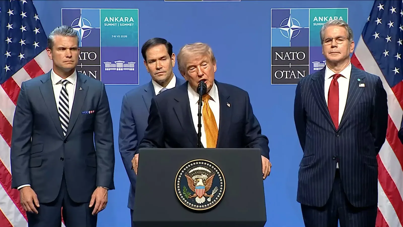 Donald Trump discută despre relațiile tensionate cu Iranul și posibilele consecințe.