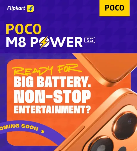 Poco M8 Power 5G promite o autonomie impresionantă și un design atrăgător.