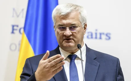 Ministrul ucrainean de Externe discutând despre cooperarea cu Polonia.