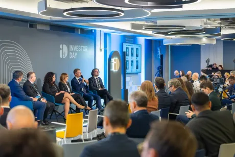 Discuții despre strategia Băncii Transilvania la evenimentul BT Investor Day 2026.