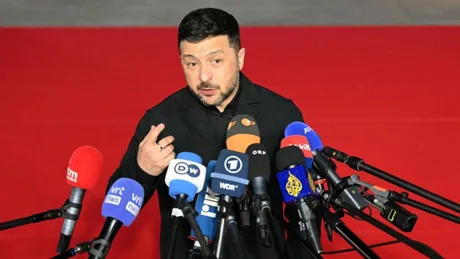 Volodimir Zelenski discută despre apărarea Ucrainei la summitul NATO.