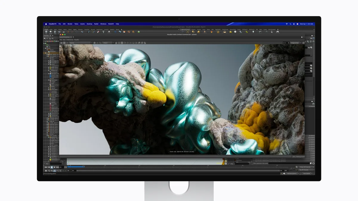 Monitor dedicat editării foto-video, cu rezoluție 5K.