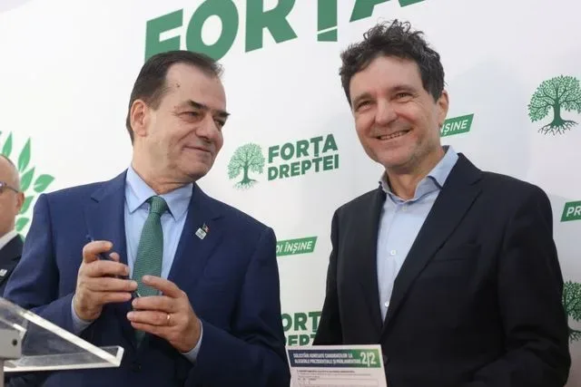 Ludovic Orban discută despre riscurile unui guvern minoritar PSD în fața presei.