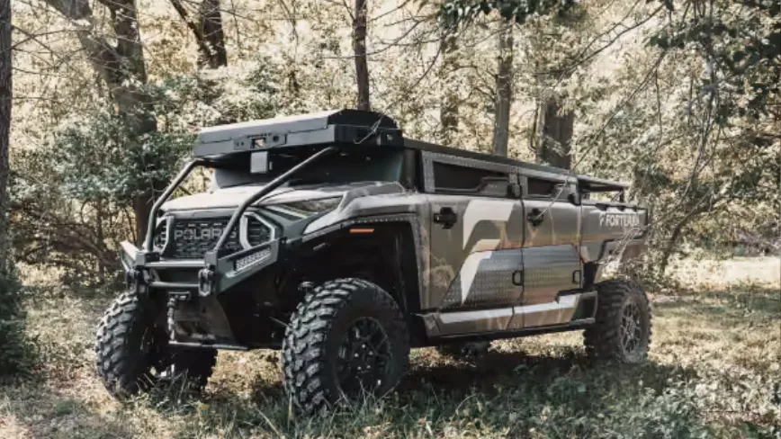 ATV autonom Forterra utilizat în misiuni de luptă în Ucraina.