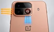 Detaliu despre sistemul de răcire activă al OnePlus Ace 7 Pro.
