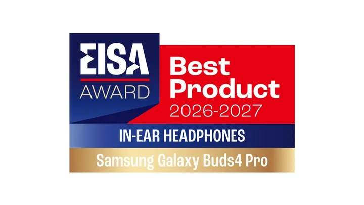 Premiul EISA 2026-2027 pentru căști wireless de la Samsung.