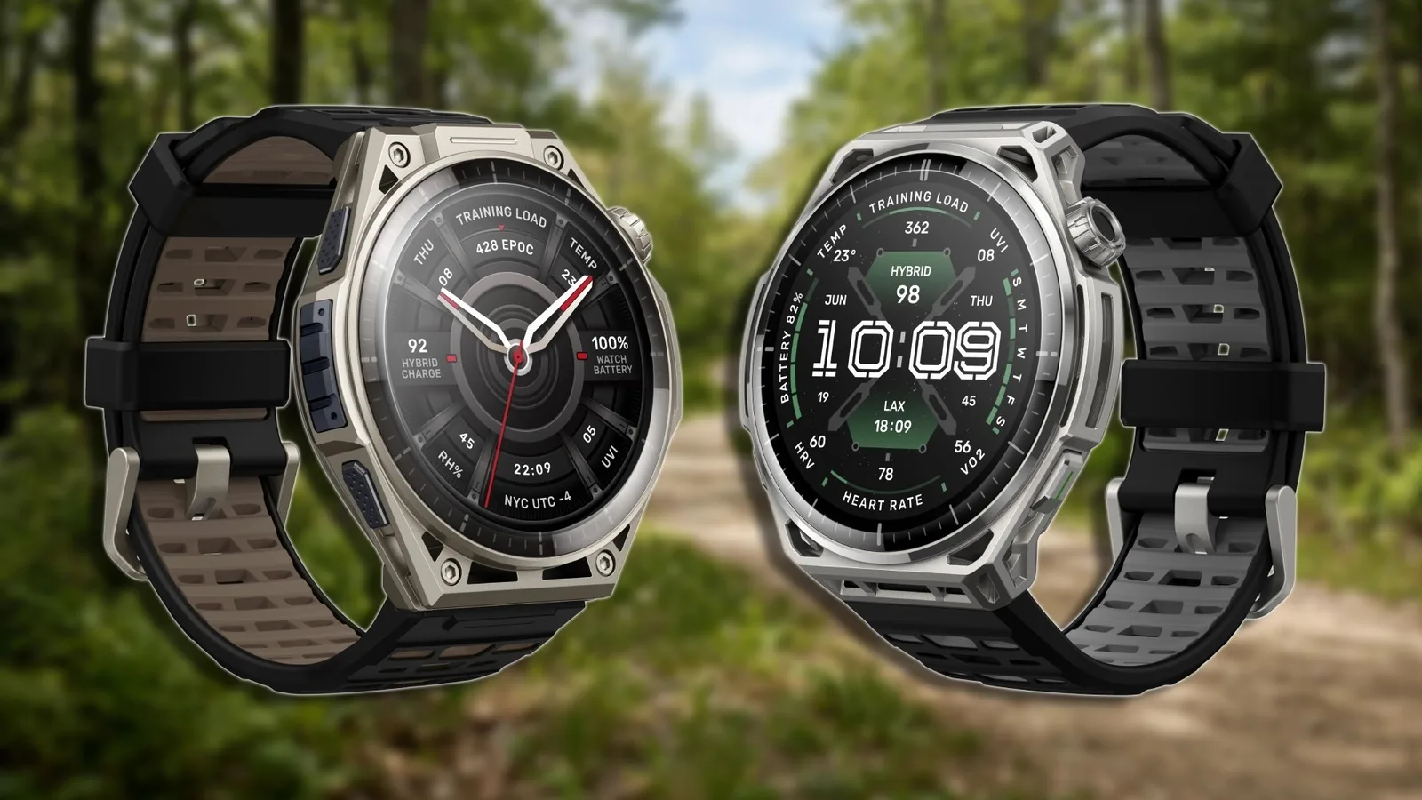 Ceas de fitness Amazfit Balance 3, ideal pentru antrenamente intense în aer liber.
