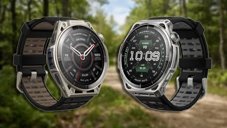 Ceas de fitness Amazfit Balance 3, ideal pentru antrenamente intense în aer liber.