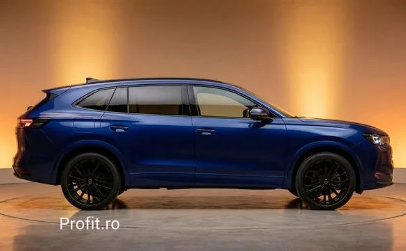 Randare a viitorului break Dacia Spacer, cu un design modern.