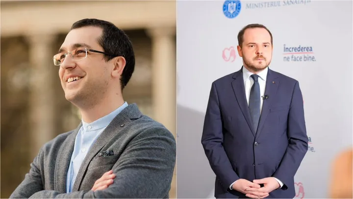 Vlad Voiculescu și Alexandru Rogobete în mijlocul unei dispute politice intense.