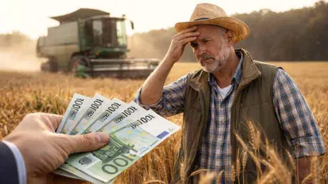 Fermier îngrijorat privind datoriile și finanțarea în agricultură.