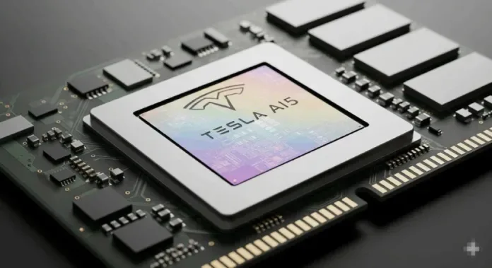 Cipul AI5 de la Tesla, promițând performanțe îmbunătățite semnificativ.