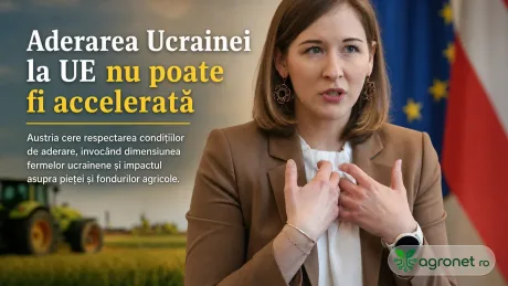 Austria subliniază dificultățile aderării Ucrainei la UE din cauza agriculturii și bugetului PAC.