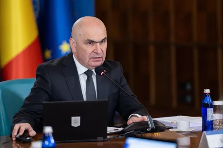 Ilie Bolojan discutând despre riscurile politice și economice ale moțiunii de cenzură.