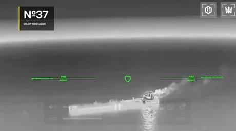 Nave rusești atacate de drone în Marea Neagră, în timpul conflictului.